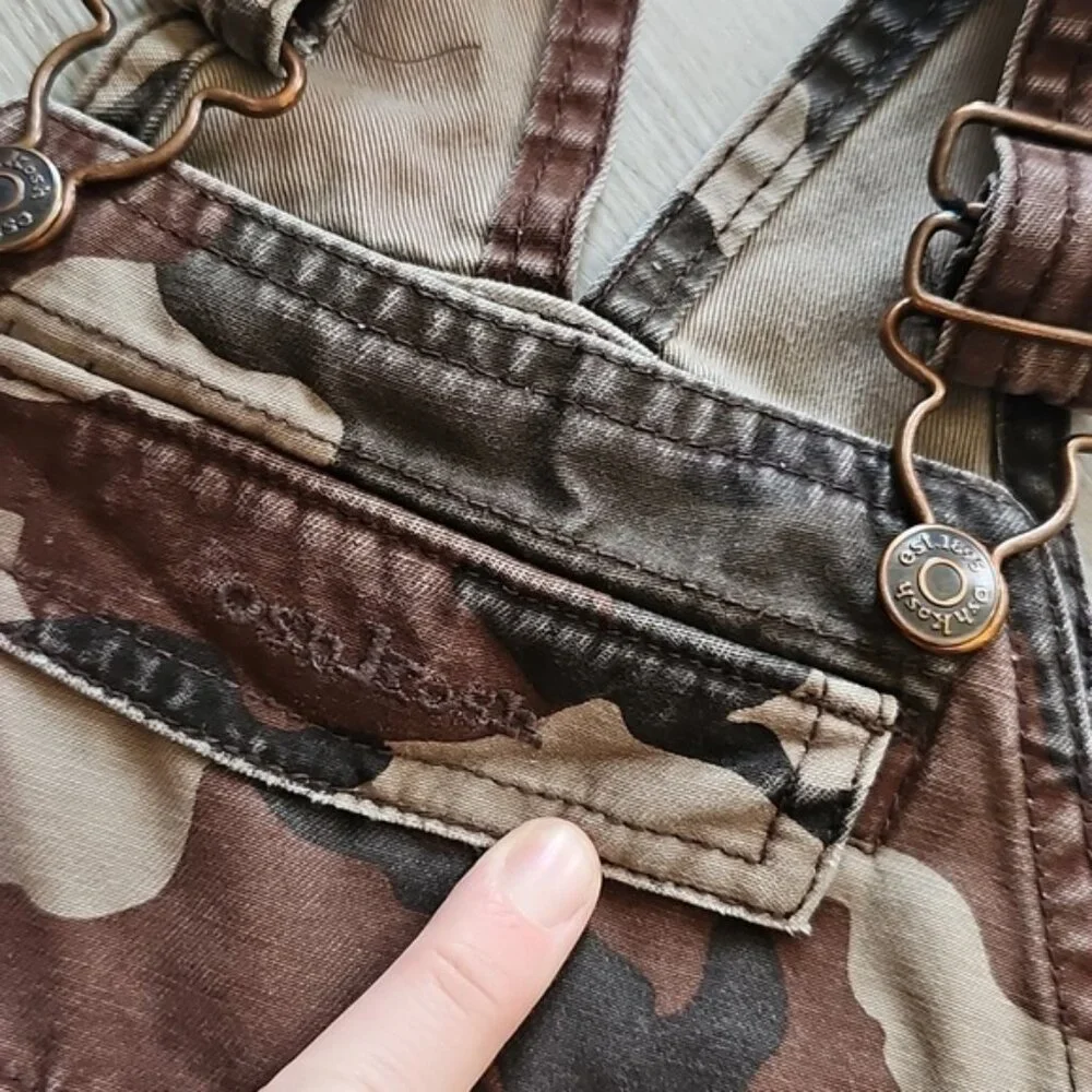 OshKosh Camo Overalls 24 Months - Picture 3 of 6